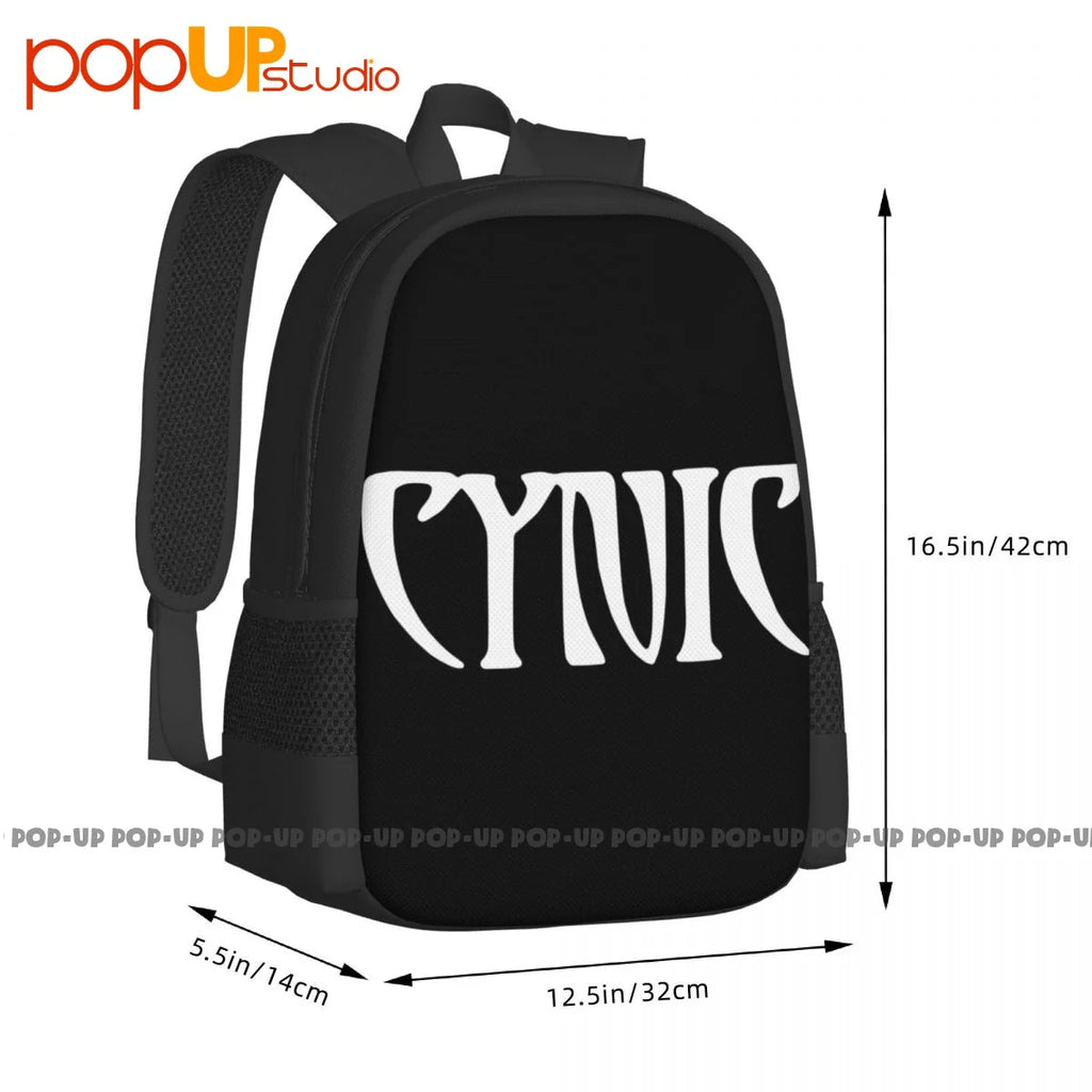 Cynic American Rock Band Backpack Large Capacity Style Outdoor