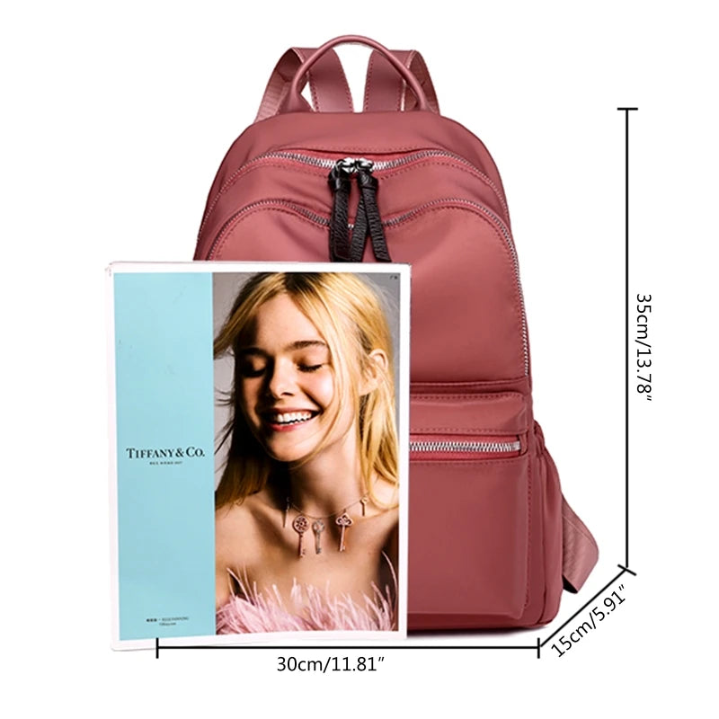 D0LF Backpack Purse for Women Small Daypack Teen Girls Rucksack Travel School Sh