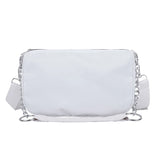 D0LF Nylon Crossbody Bag with Zipper Storage Pouch