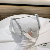 D0LF Nylon Crossbody Bag with Zipper Storage Pouch