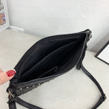 Punk Skull Clutch Bag Retro Rivet Satchel ZM1145