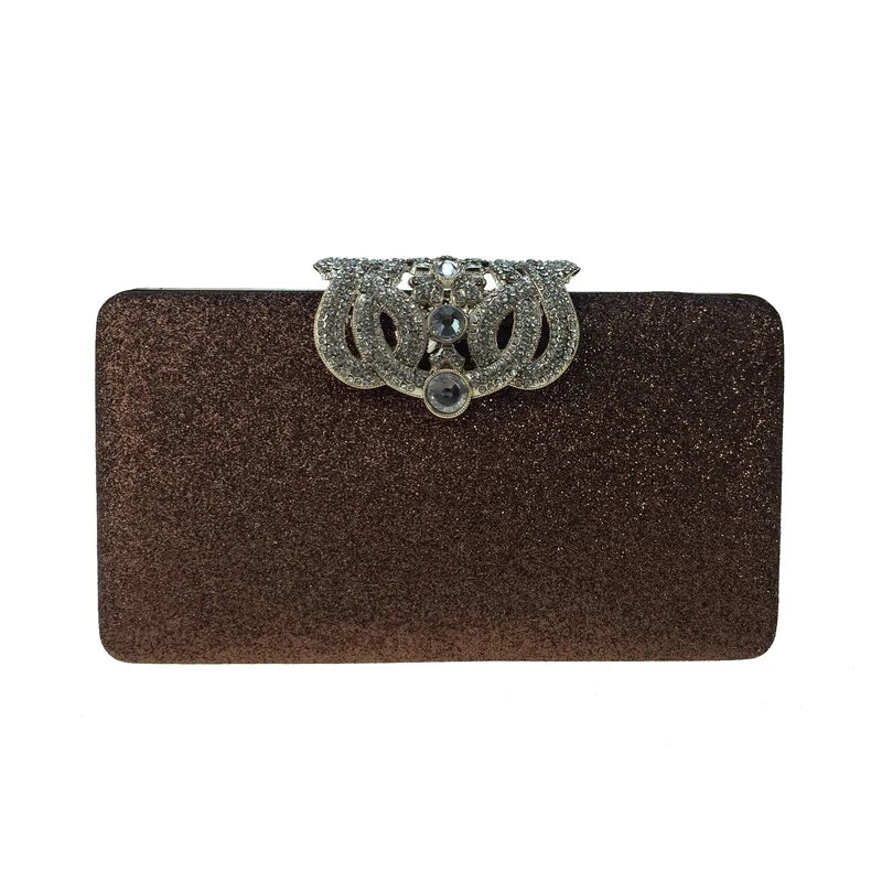 DAIWEI Women's Diamond Clutch Evening Bag