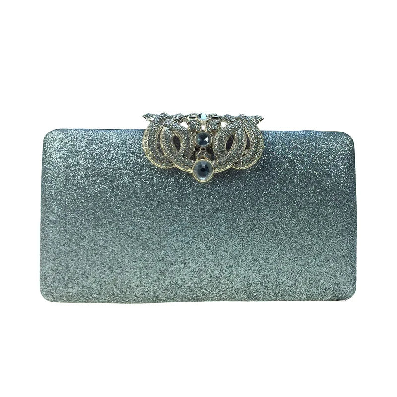 DAIWEI Women's Diamond Clutch Evening Bag