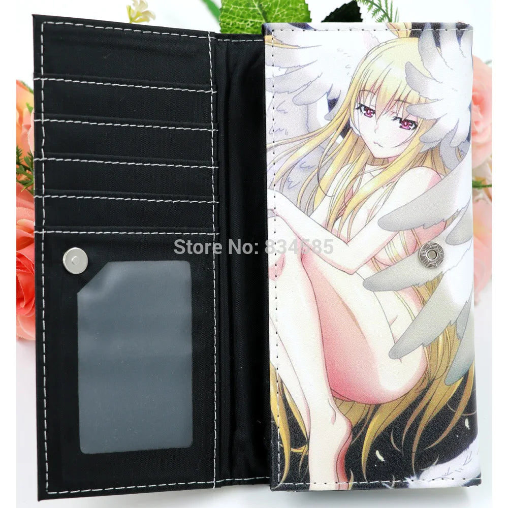 DATE A LIVE Anime Leather Purse Mayuri Clutch Wallet with Hasp