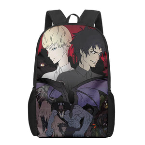 DEVILMAN crybaby Print School Bags for Boys Girls Backpacks Kids Book Bag