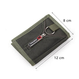 Canvas Wallets Money Purse Bags Men Women Slim Thin Zipper Mini Wallet