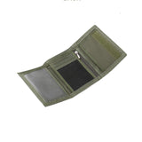 Canvas Wallets Money Purse Bags Men Women Slim Thin Zipper Mini Wallet