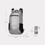 Waterproof Collapsible Sport Pack Bags Unisex Anti-theft Backpack Woman Travel