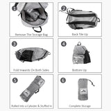 Waterproof Collapsible Sport Pack Bags Unisex Anti-theft Backpack Woman Travel