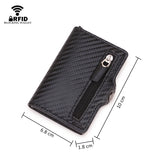 Thin Short Zipper Men's Wallet Small Money Bag