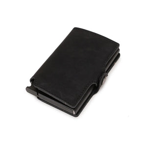 RFID Metal Ultrathin Business Card Holder Cash Pocket Money Bag Wallet