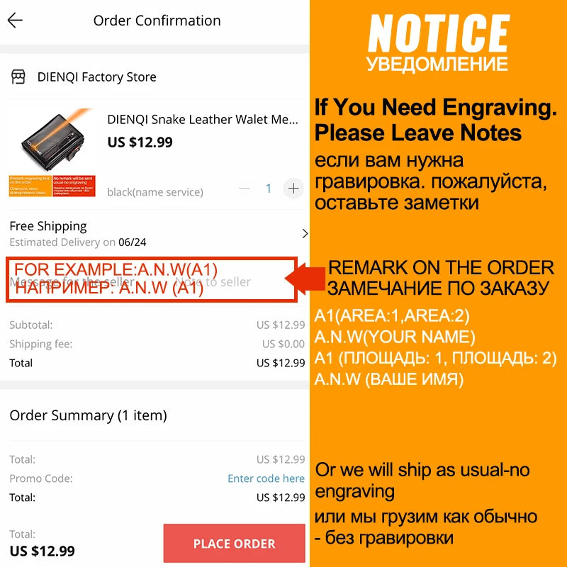 Engraved Leather Men Wallets Vintage Slim Zipper Wallets