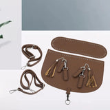 DIY PU Bag Knitting Set Cover Shoulder Strap Crochet Bag Purse Making
