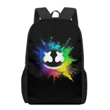 DJ Marshmello 3D Print Kids Backpack Schoolbags For Boys Girls