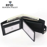 RFID Leather Men's Wallet European & American Style