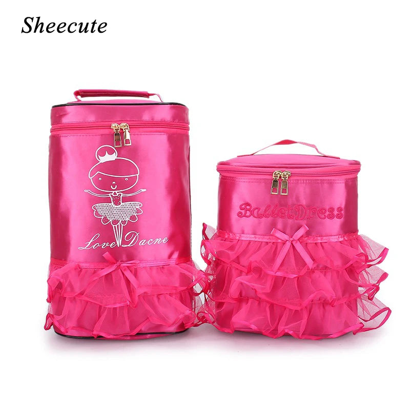 Children Latin Ballet Shoulder Bag Girls Dance Backpack