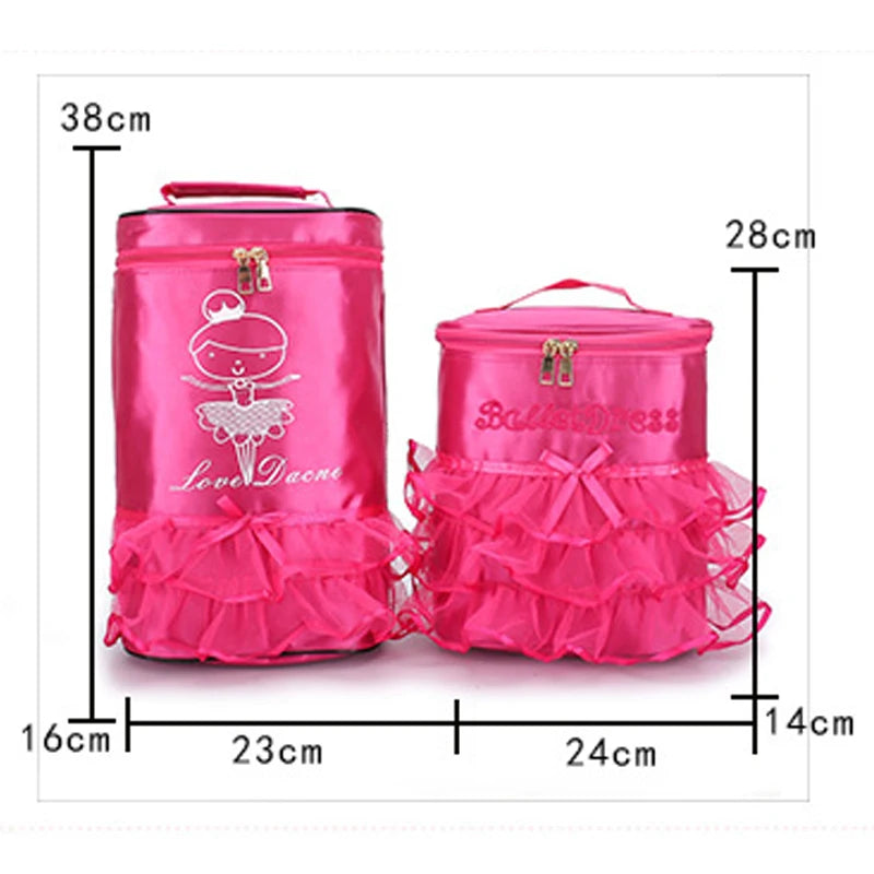 Children Latin Ballet Shoulder Bag Girls Dance Backpack