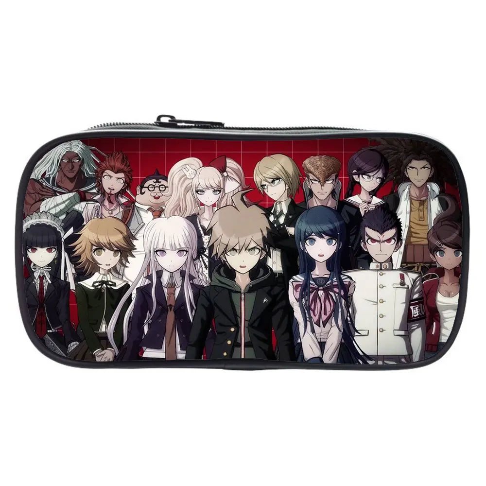 Danganronpa Monokuma Long Pencil Bag Zipper Cosmetic Bag