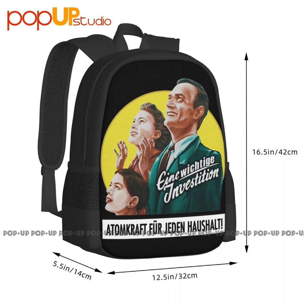 Dark Atomkraft Fur Jeden Haushalt Backpack - Large Capacity