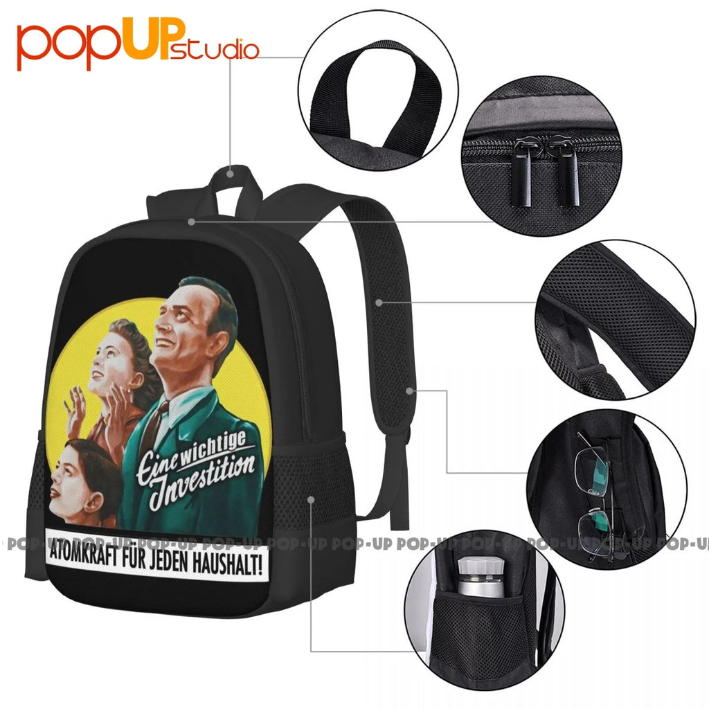 Dark Atomkraft Fur Jeden Haushalt Backpack - Large Capacity