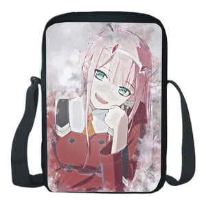Darling In The FranXX Cartoon Shoulder Bag Canvas School Bag Cosplay Messenger