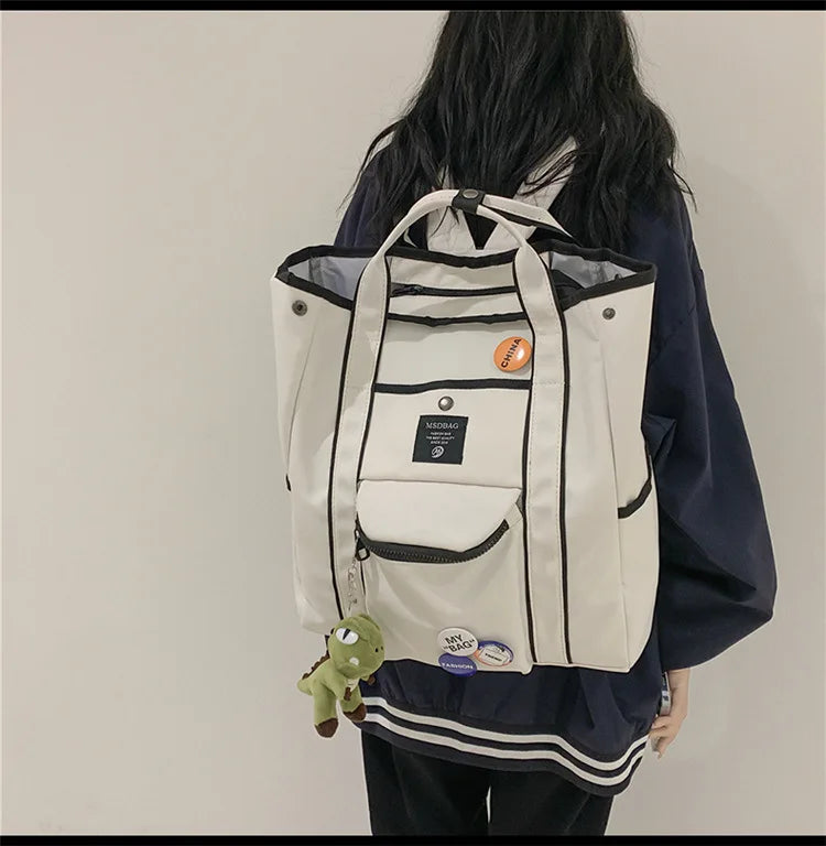 Dazzling Unisex Backpack Female School Bags College Book Lady Laptop Backpack