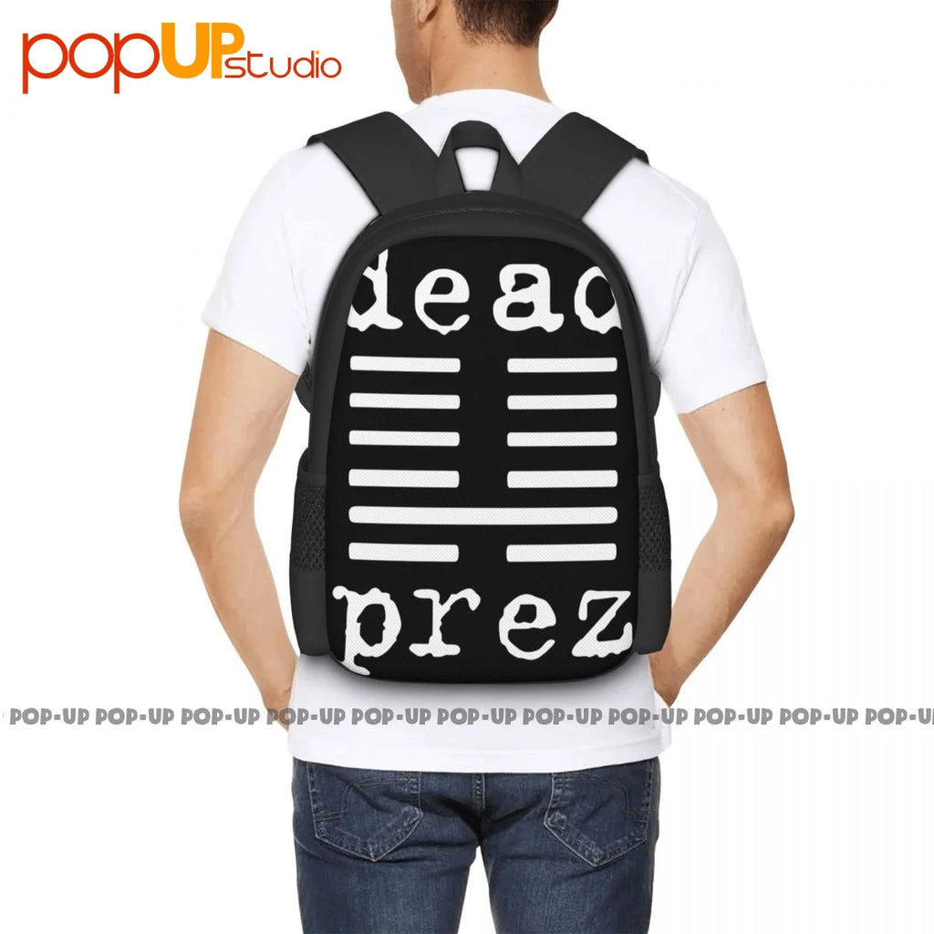 Dead Prez Rap Hip Hop Backpack Large Capacity Travel Style
