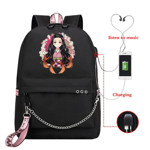 Demon Slayer Anime Bag Bags School Bags Student Youth School Bags