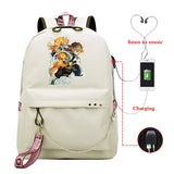 Demon Slayer Anime School Bag Manga Casual Bags