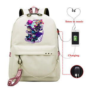 Demon Slayer Anime Travel Bags College Backpack