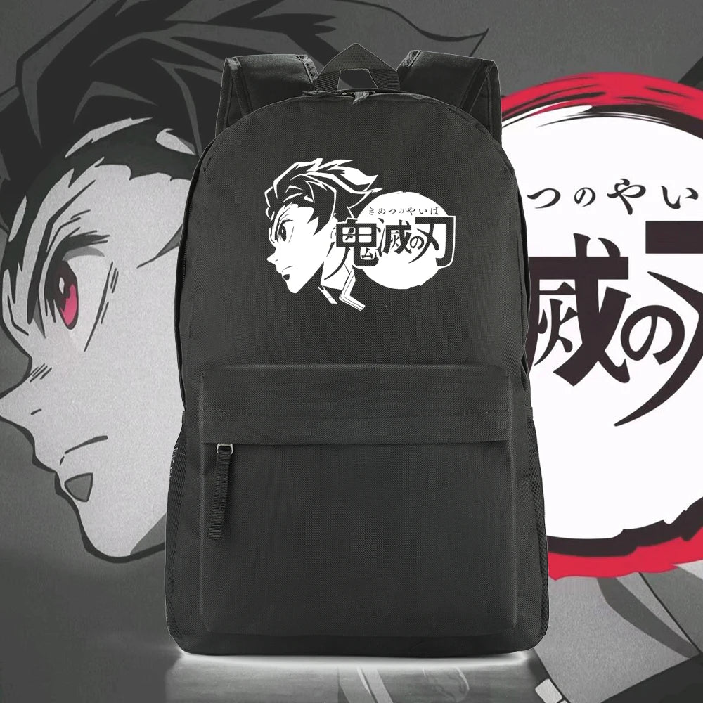 Demon Slayer Backpack Kimetsu No Yaiba Anime Bag School Student