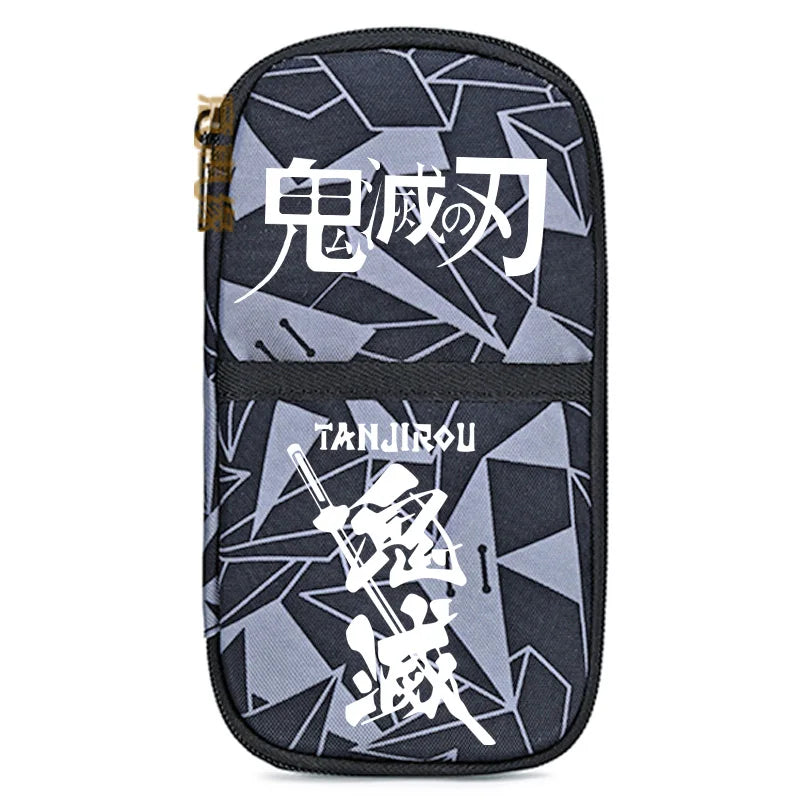 Demon Slayer Nezuko Tanjirou Cosplay Canvas Pencil Case
