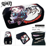 Demon Slayer Kimetsu no Yaiba Anime Canvas Purse Long Wallet Pen Case