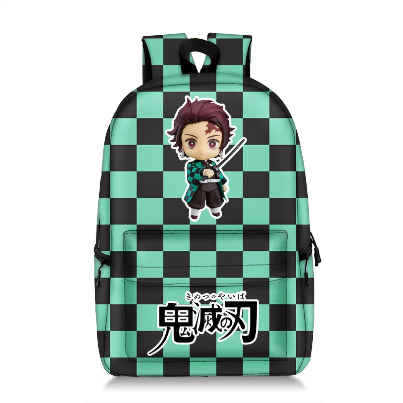 Anime Demon Slayer Kimetsu no Yaiba Backpack Schoolbag Cosplay Travel Mochila