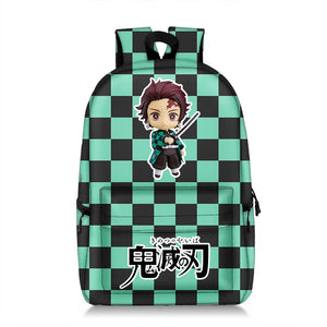 Anime Demon Slayer Kimetsu no Yaiba Backpack Schoolbag Cosplay Travel Mochila