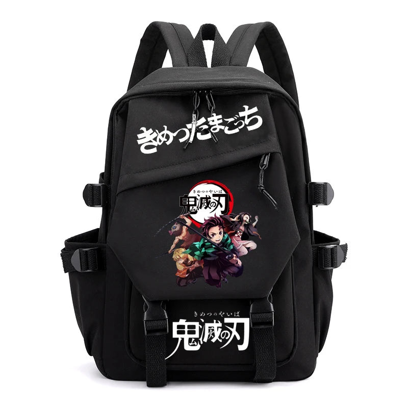 Demon Slayer Anti-Theft Backpack Laptop Bag School Bag