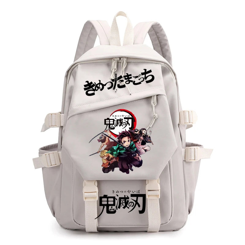 Demon Slayer Anti-Theft Backpack Laptop Bag School Bag