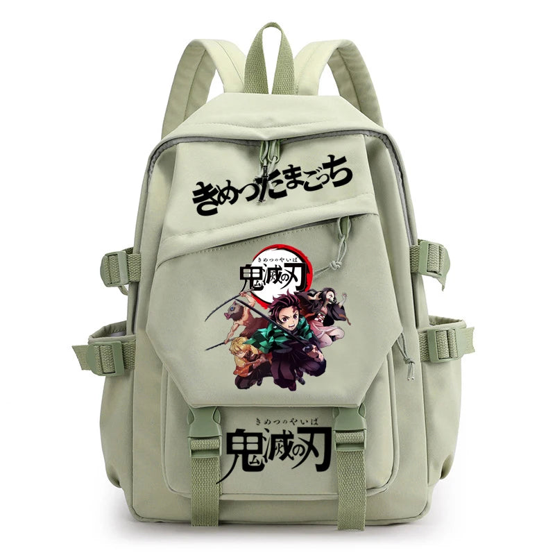 Demon Slayer Anti-Theft Backpack Laptop Bag School Bag
