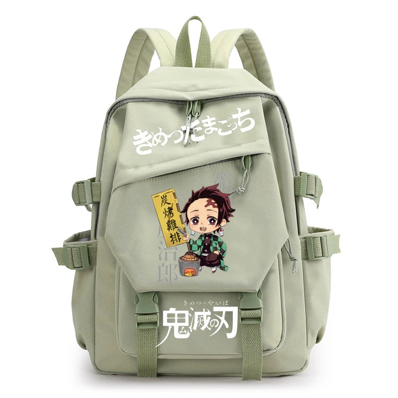 Demon Slayer Anti-Theft Backpack Laptop Bag