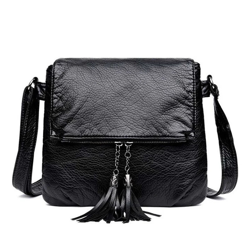 Soft Leather Shoulder Bag Women Messenger Crossbody Bag