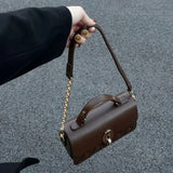 Brown Women Handbag Single-Shoulder Crossbody Bag