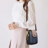 PU Leather Shoulder Bags Mini Women Messenger Wallets