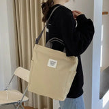 Canvas Women's Shoulder Bag Large Capacity Crossbody Bag
