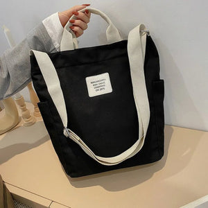 Canvas Women's Shoulder Bag Large Capacity Crossbody Bag