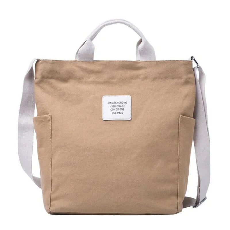 Canvas Women's Shoulder Bag Large Capacity Crossbody Bag