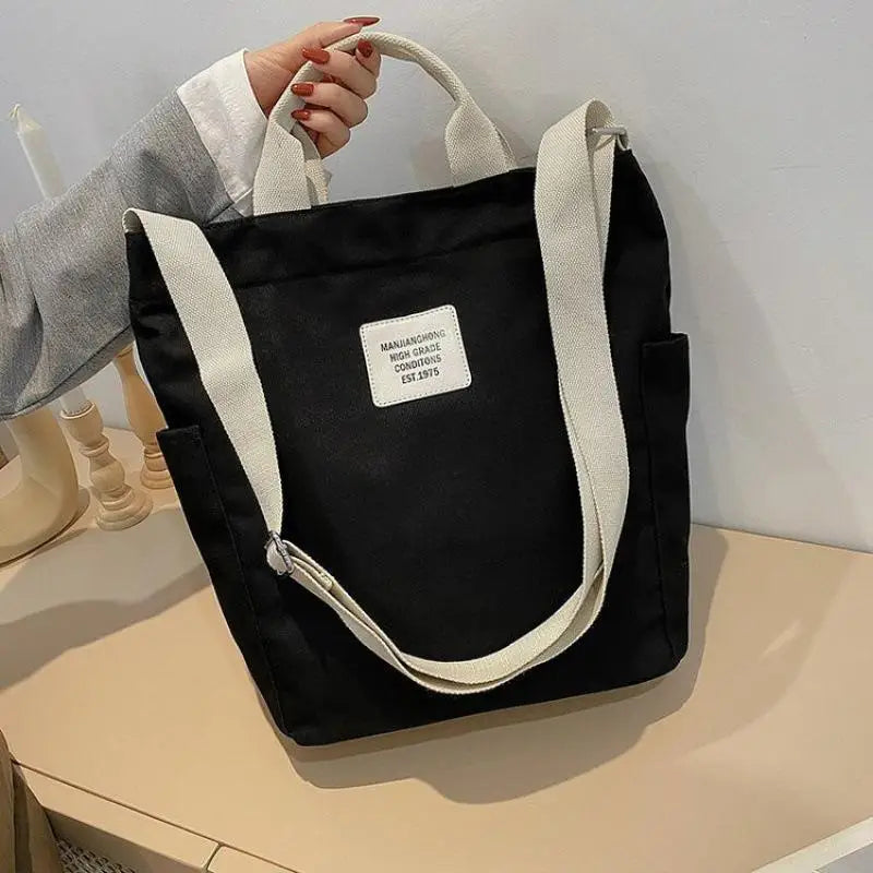 Canvas Women's Shoulder Bag Large Capacity Crossbody Bag