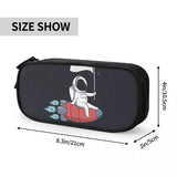 Cartoon Spaceman Pencil Case for Boys Girls