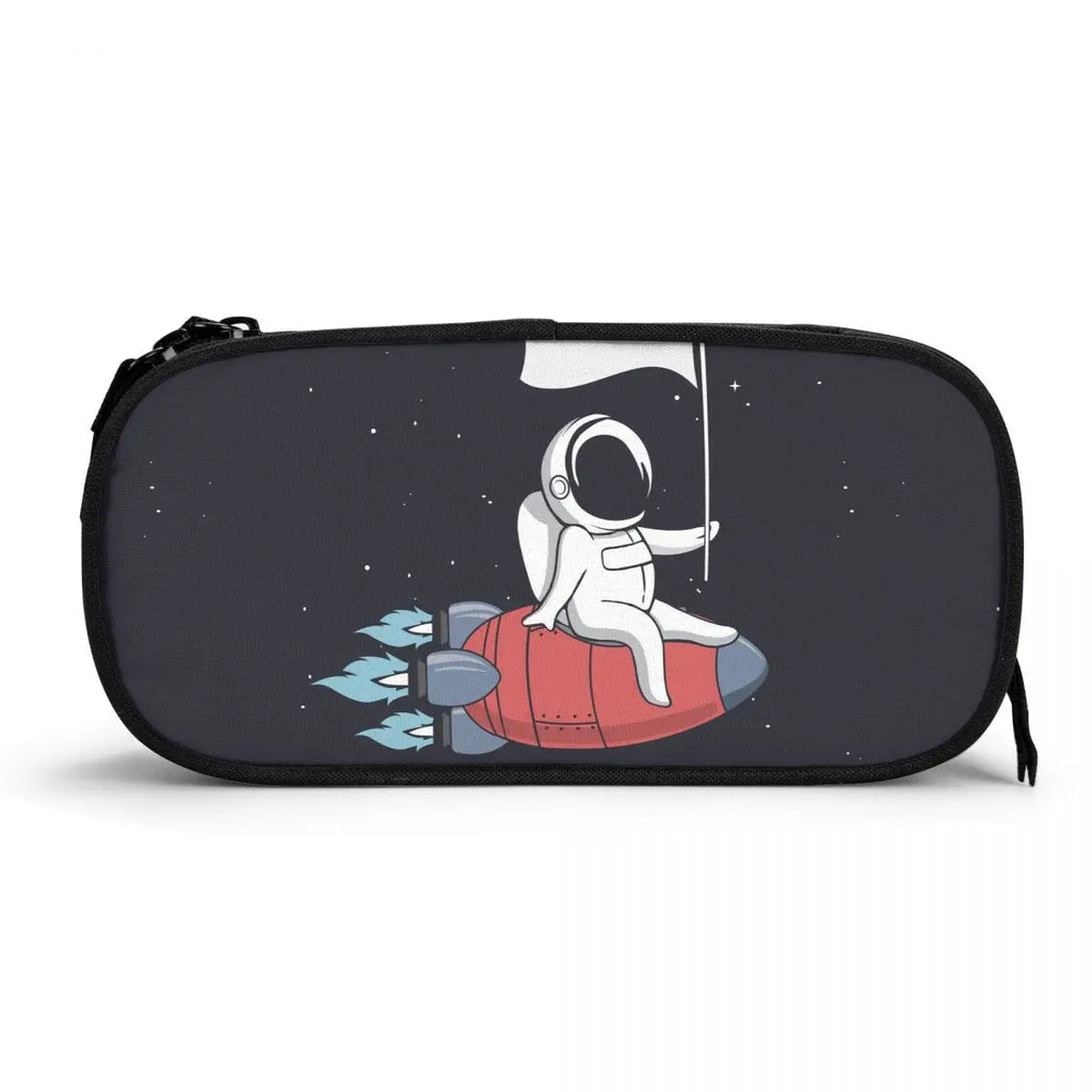 Cartoon Spaceman Pencil Case for Boys Girls