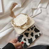 Solid Messenger Bag Women's Summer Mini Square Tote Bag