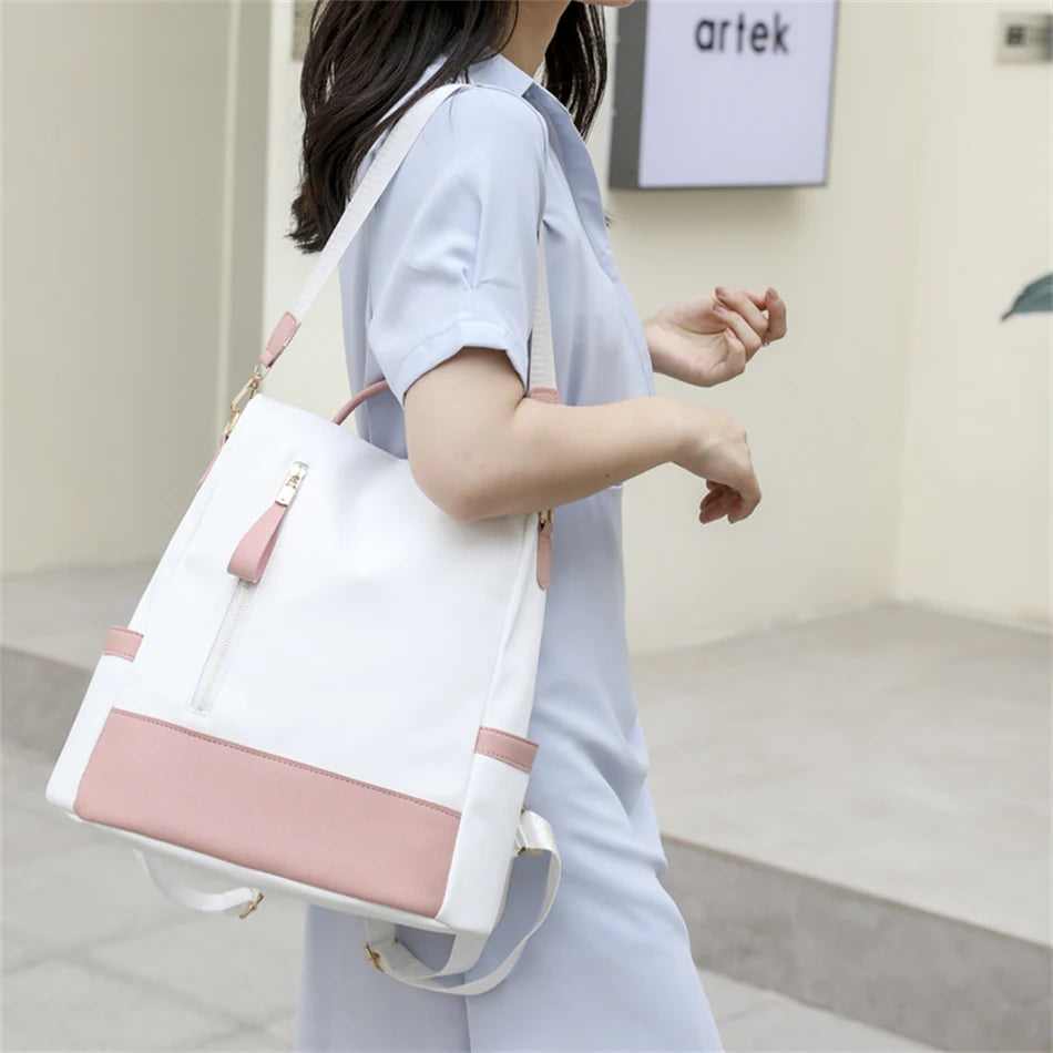 Travel Backpack Women's Waterproof Nylon Casual Anti-theft Bag